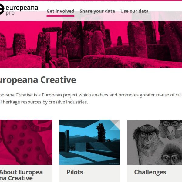 Welcome to the New Europeana Creative Website